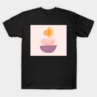 Abstract pastel art painting "peach" T-Shirt